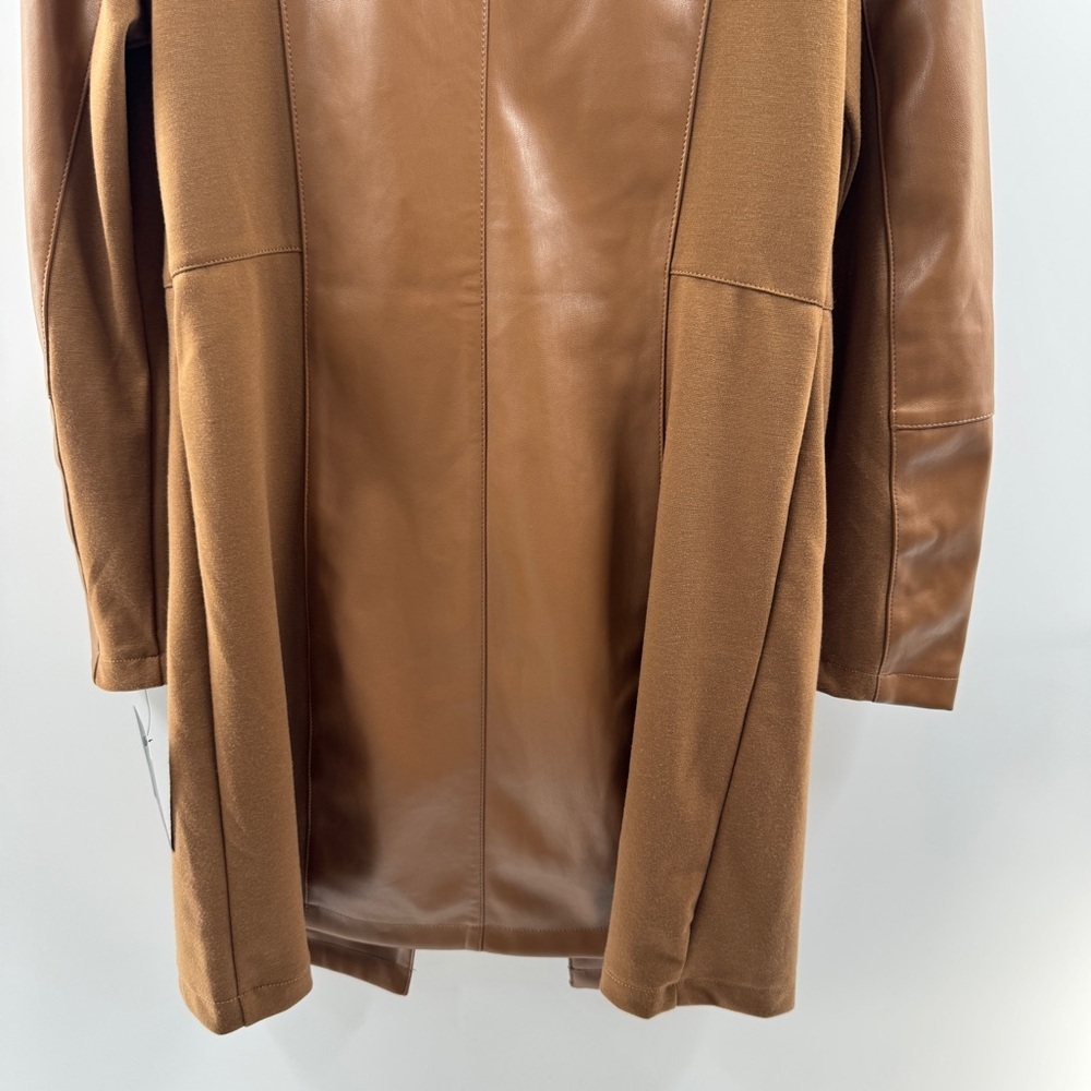 🧸 Marc New York Andrew Marc Brown Coat Size Small NWT with Front Zippers - Picture 7 of 7